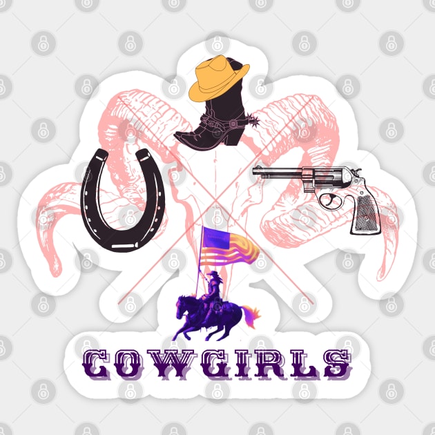 Cowgirls Sticker by Creatyle